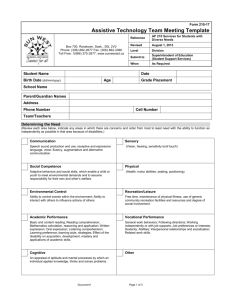 210-17 Assistive Technology Team Meeting Template UPDATED