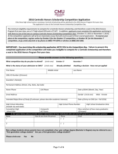 application - Central Michigan University