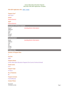 Application Template - Erie County Technical School