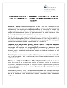 emergency response at narayana multispeciality hospital saves life