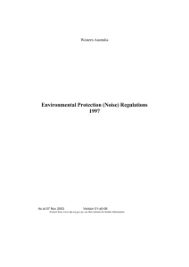 Environmental Protection (Noise) Regulations 1997 - 01-a0-06