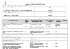 pupil-premium-report-2014-15 - St Clare`s RC Primary School