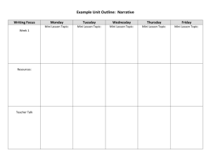 Example Unit Outline