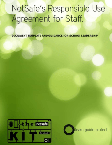 Staff Responsible Use Agreement