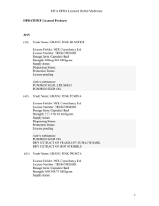 Registered THMPS - Irish Health Trade Association