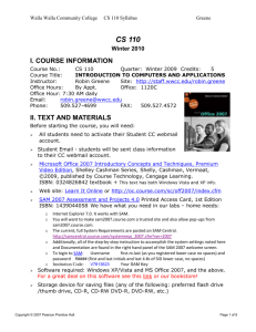 View Syllabus - Walla Walla Community College