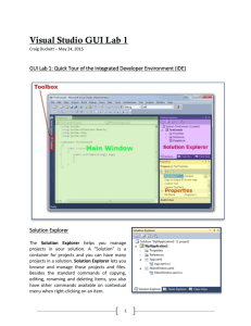 Visual Studio GUI Lab 1