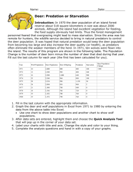 31 Deer And Wolf Population Worksheet Answers - Notutahituq Worksheet