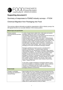 Supporting document 6 - Food Standards Australia New Zealand