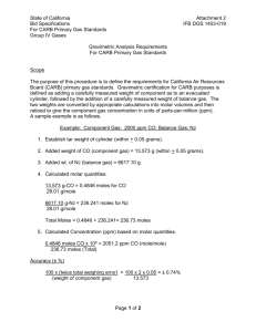 Attachment B Gravimetric Analysis Req 8-2013