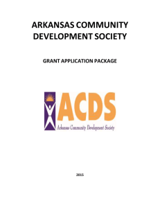 2015 Grant Application Package