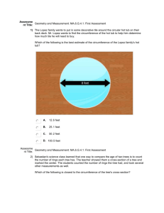Assessment Title: Geometry and Measurement: MA.6.G.4.1: First