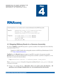 Class_4_RNAseq-final - Genome Projects at University of