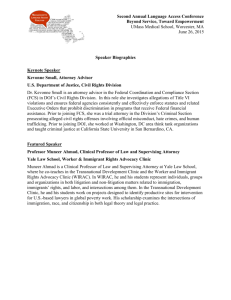 Speaker Biographies - Mass Legal Services