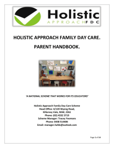 File - Holistic Approach Family Day Care