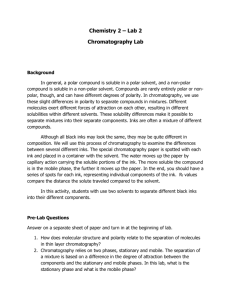Chromotography Lab
