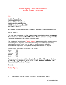 Partner Agency Letter of Commitment
