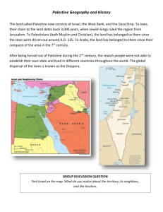 Palestine Geography and History