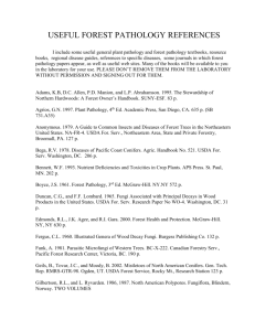 useful forest pathology references - SUNY College of Environmental