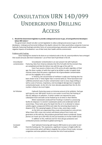 URN 14D-099 Underground Drilling Access