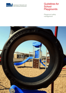Playground safety management - Department of Education and