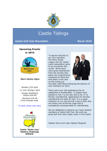 Castle Tidings March 2015