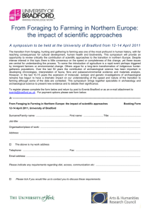 From Foraging to Farming in Northern Europe: the impact of