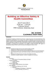 Building an Effective Safety & Health Committee