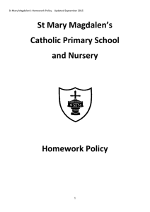 Homework Policy Sept 2015