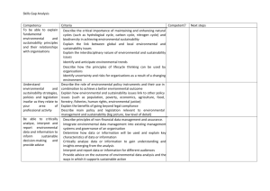 Skills Gap Analysis Competency Criteria Competent? Next steps To