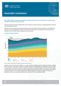 Australia`s emissions - Climate Change Authority