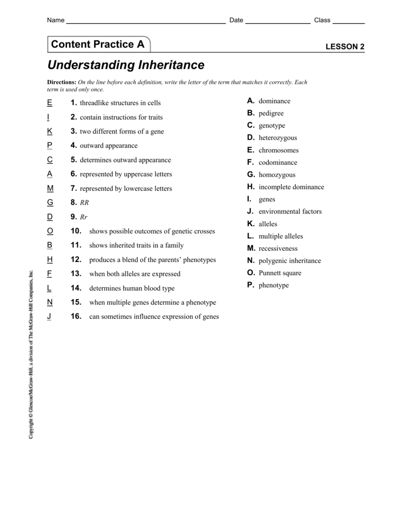 Lesson 2 Content Practice A B With Answers