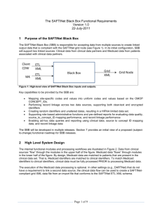 The SAFTINet Black Box Functional Requirements Version 1.0 22