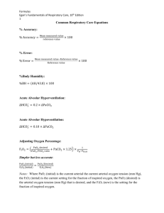 commonrespiratorycareequations