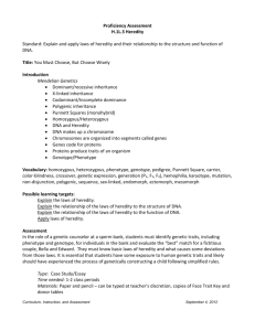 H.1L.3 Heredity Assessment
