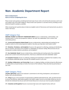 Non-Academic Department Form