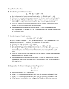 Example questions (and answers) from class