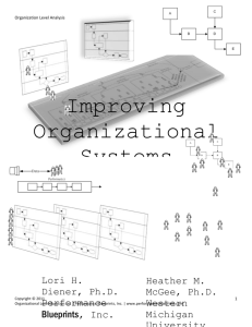 (2011, May). Improving organizational systems. Workshop