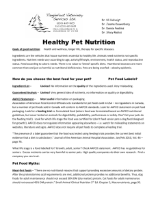 SA Healthy Pet Nutrition HO