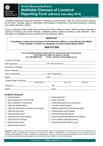 Report Disease Form - Northern Territory Government