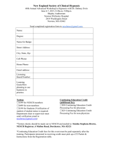 Registration Form - New England Society of Clinical