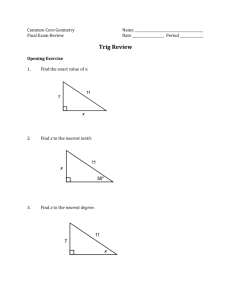 Trig Review – Day 2
