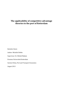 The applicability of competitive advantage theories to the port of