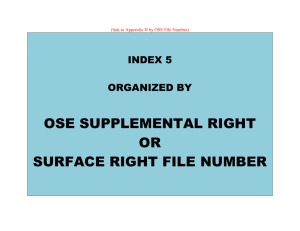 Organized numerically - New Mexico Office of the State Engineer