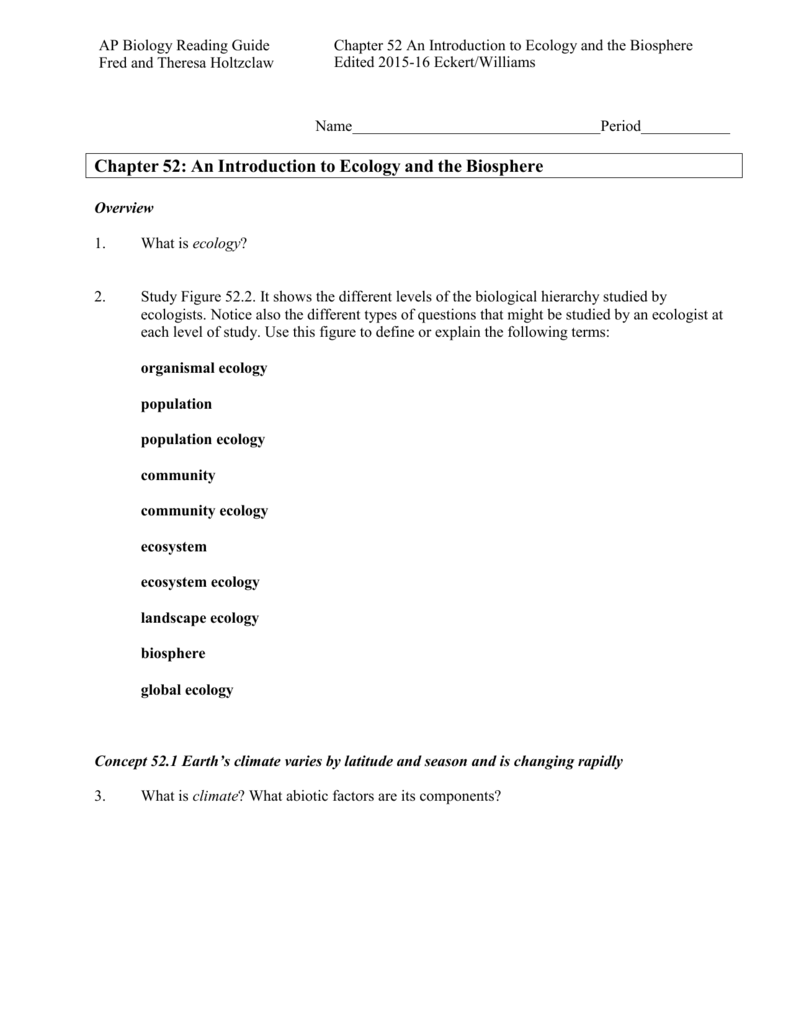 Biomes ap biology