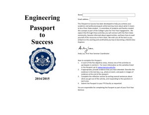 Engineering Passport to Success