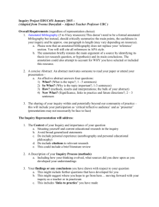 higher level essay line of inquiry examples