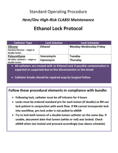 SOP 1 - Solutions For Patient Safety