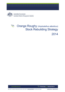 This Orange Roughy Rebuilding Strategy 2014