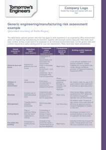 Risk assessment template